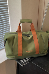 Unisex Wet Dry Separation Color Block Duffle Bag