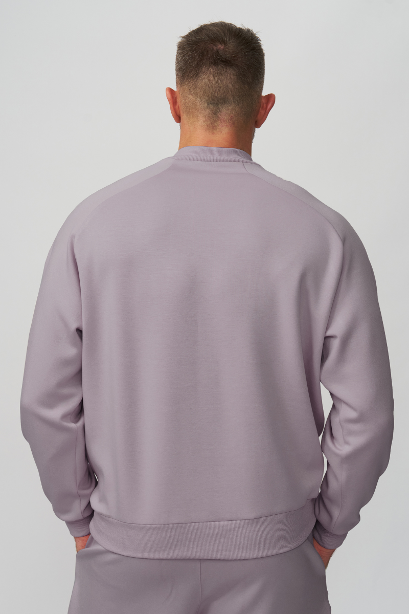 Men's Half-Zip Mock Neck Thermal Sweatshirt