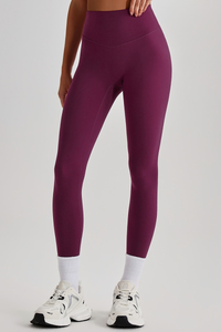 Women's Athletic High Waist No Front Seam Yoga Leggings