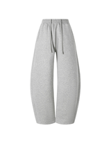 Unisex Fall Streetwear Curved Scimitar Wide‑Leg Sweatpants