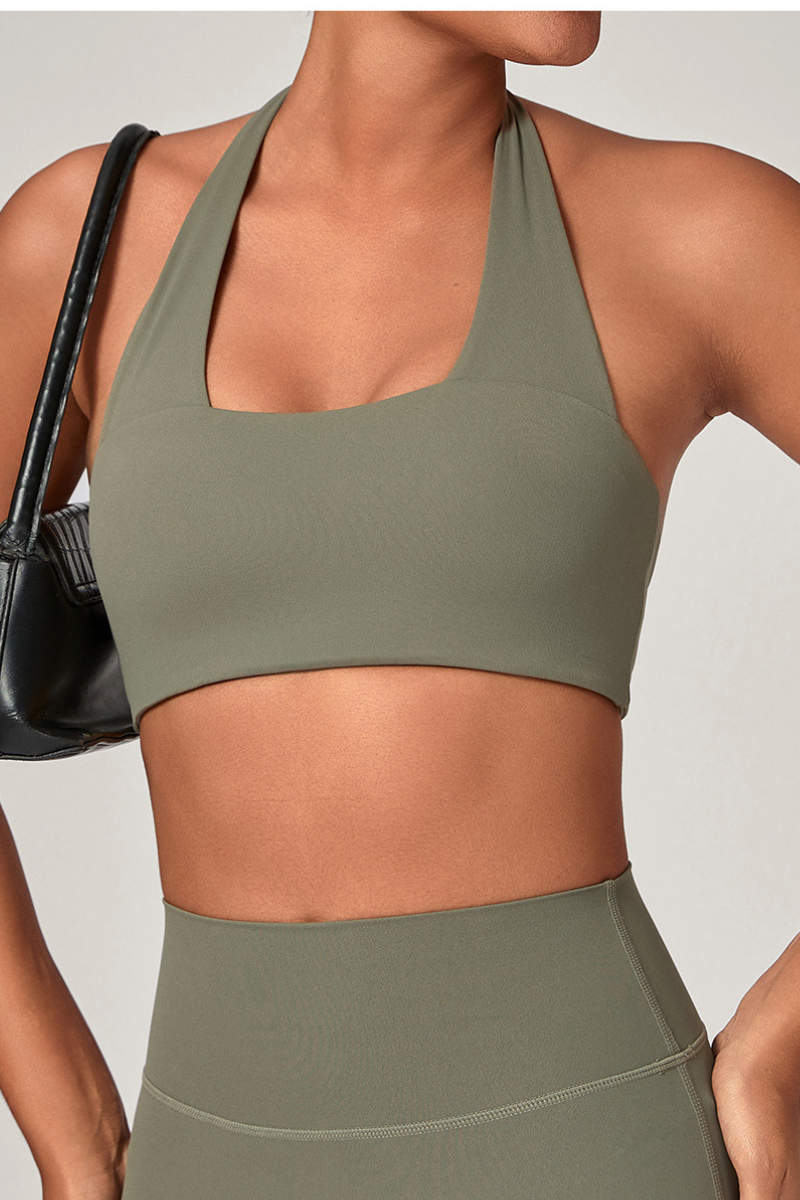 Women's Athletic U-neck Halterneck Breathable Yoga Bra