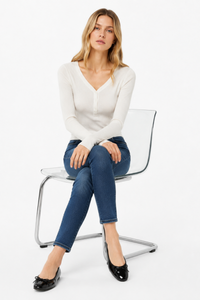 Women's Vintage Washed  Stretch Skinny Jeans
