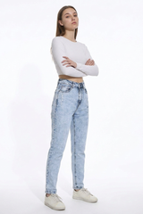 Women's Fall Vintage Distressed Slim Fit Jeans
