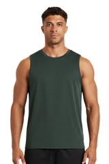 Men's Stretch  Crew Neck Athletic Sleeveless Tank Top