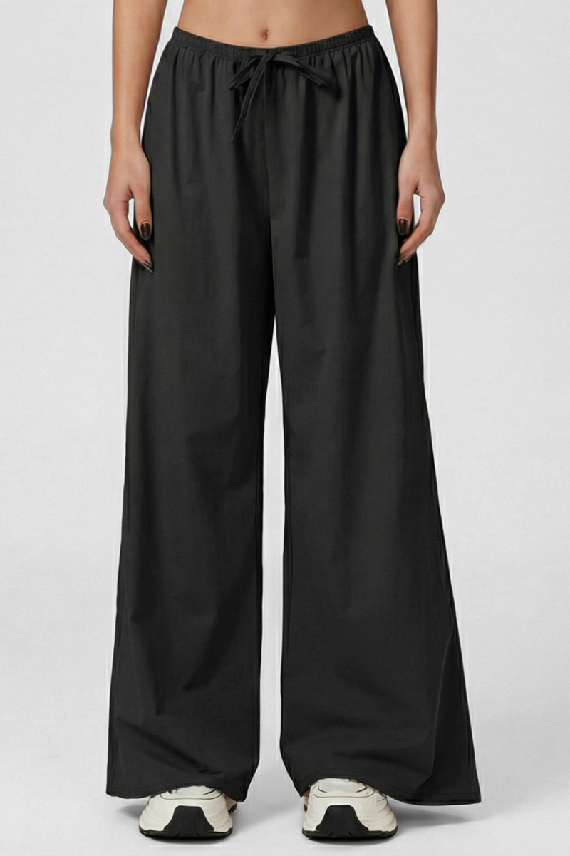 Women's Sports Solid Lightweight Wide-leg Pants