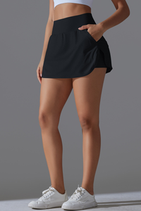 Women's Athletic Faux two-piece Quick-Dry Tennis Skirt