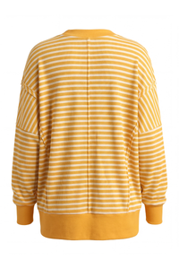 Women's Cute Halloween Colorful Pumpkin Smile Sweatshirt