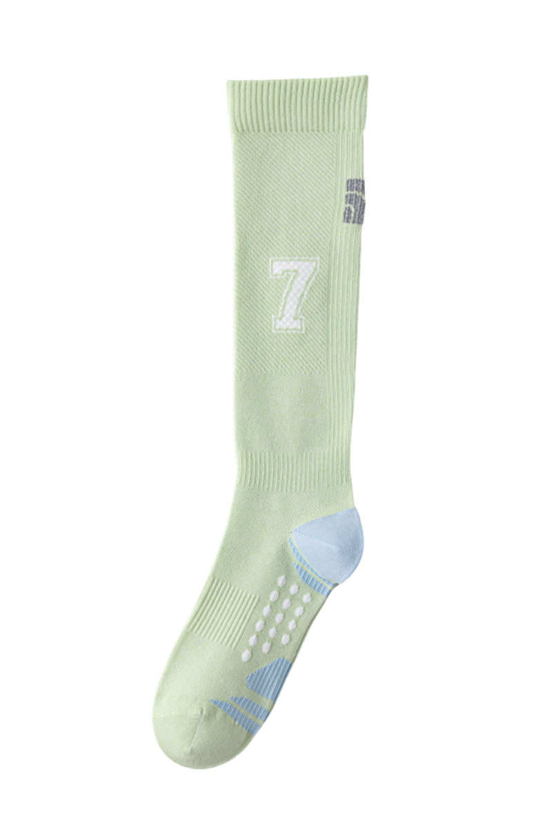 Women's Striped Gradient Compression Sports Knee-High Socks
