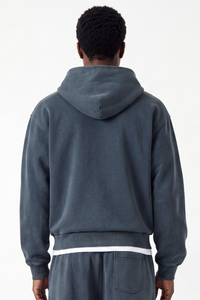 Men's Fall Washed Vintage Boxy  Comfort Color Hooded Jacket