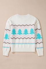 Women's Christmas Tree Crew Neck Christmas Sweater
