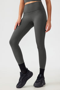 Women Free Size Nude Hip Lifting Shaping Fitness 9/10 Yoga Pants