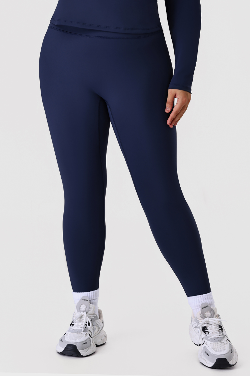 Plus Size Women's Mid-High Waist Athletic Yoga Leggings