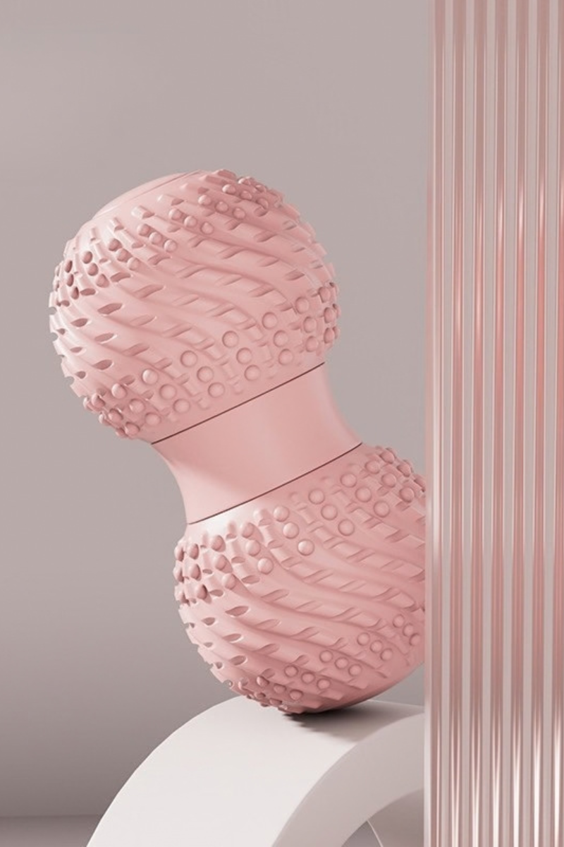 Textured Peanut-Shaped Massage Ball