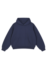 Unisex Fall Fleece Drop Shoulder Pullover Hooded Sweatshirts