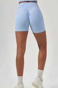 Women's Athletic Pleated Buttocks Lift Sculpting Shorts