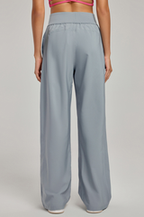 Women's Summer High Waist  Breathable Straight Leg Pants