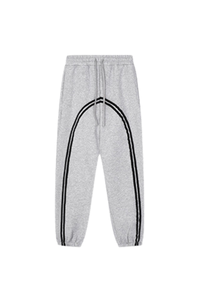 Men's Fall/Winter Retro  Color Block Fleece Lined Jogger
