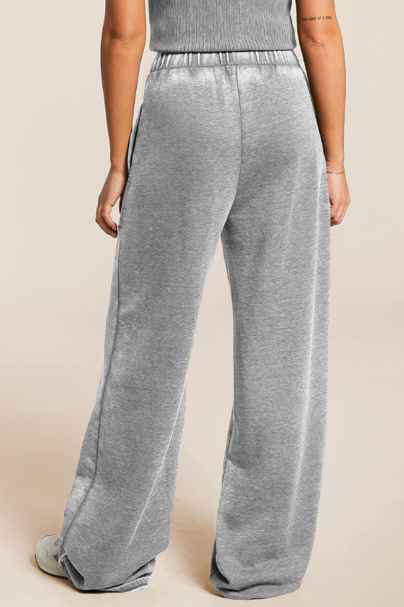High-waisted, machine-washable long pants