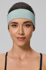 Women's Solid Sweat Wicking Elastic Sports Headband