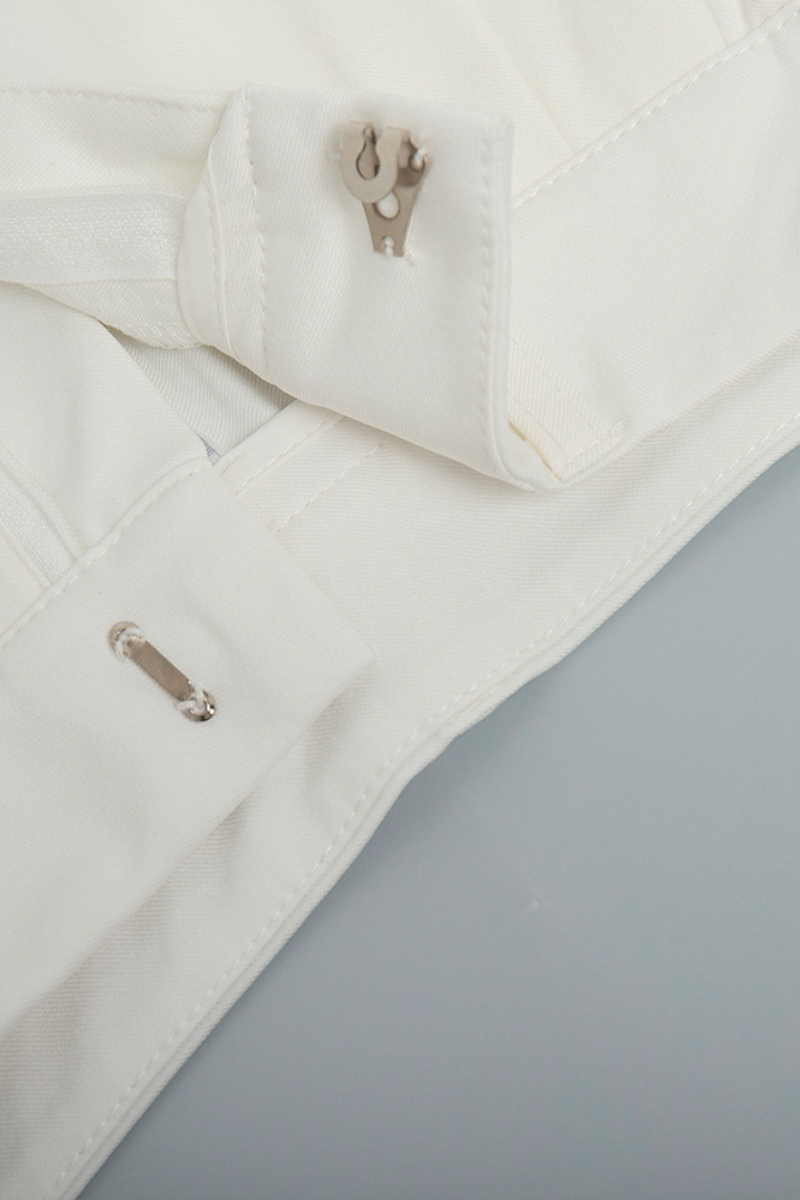 High-waist wide-leg pants