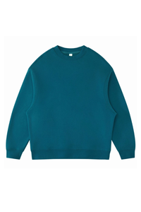 Women's Fall Fleece‑Lined Drop Shoulder Oversized Pullover