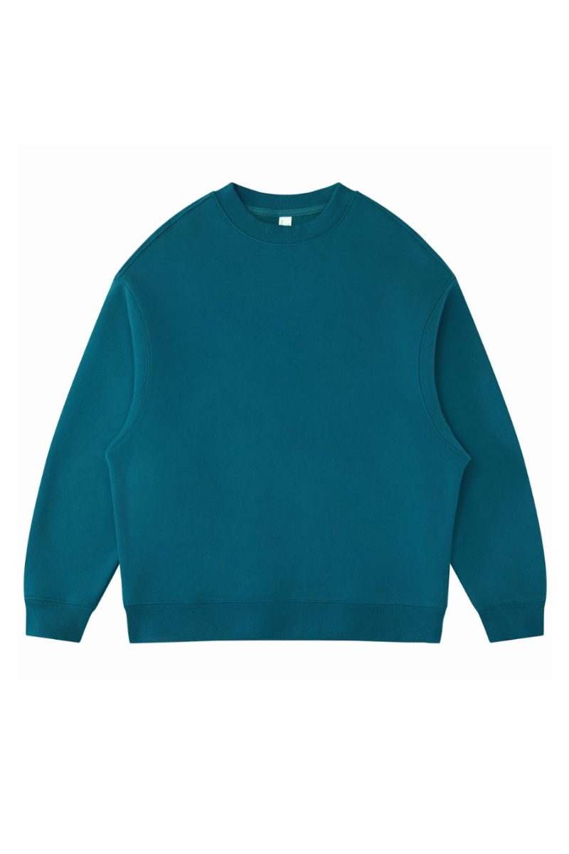 Women's Fall Fleece‑Lined Drop Shoulder Oversized Pullover