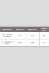 Women's TPE Non Slip Alignment Yoga Mat Strap - Multicolor