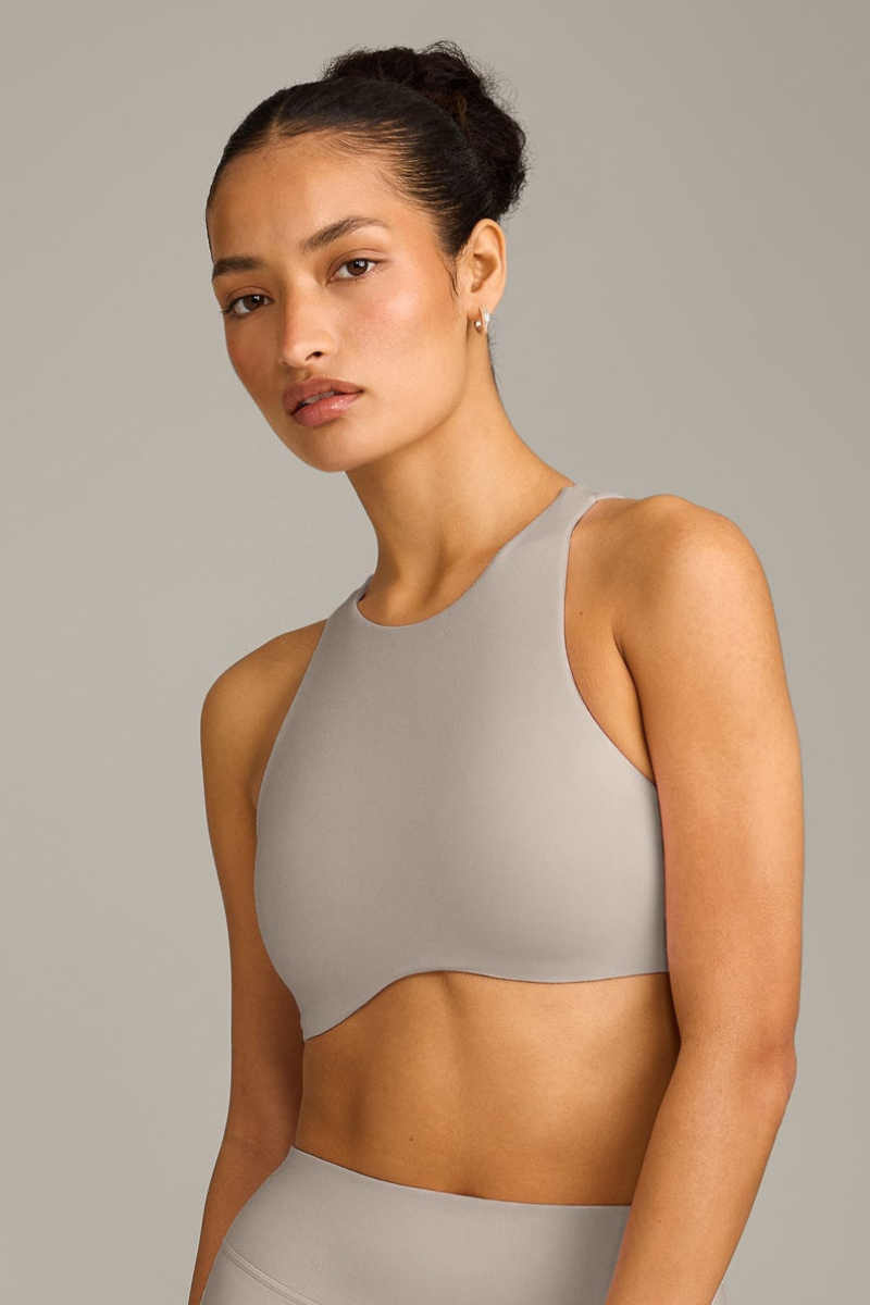 Women's High-Stretch Cutout Back Padded Sports Top