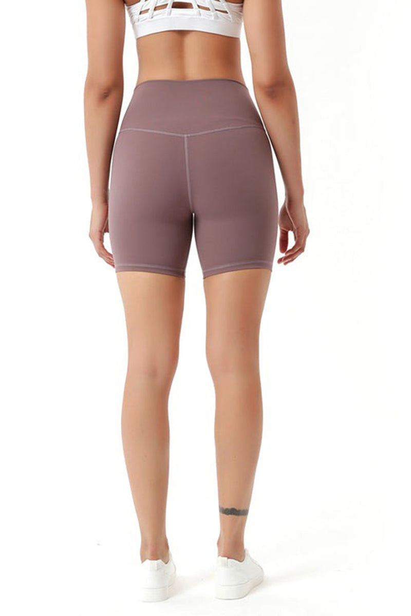 Women High Waist Yoga Shorts