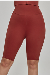 Plus-Size Women Athletic High-Waisted Tummy Control Shorts