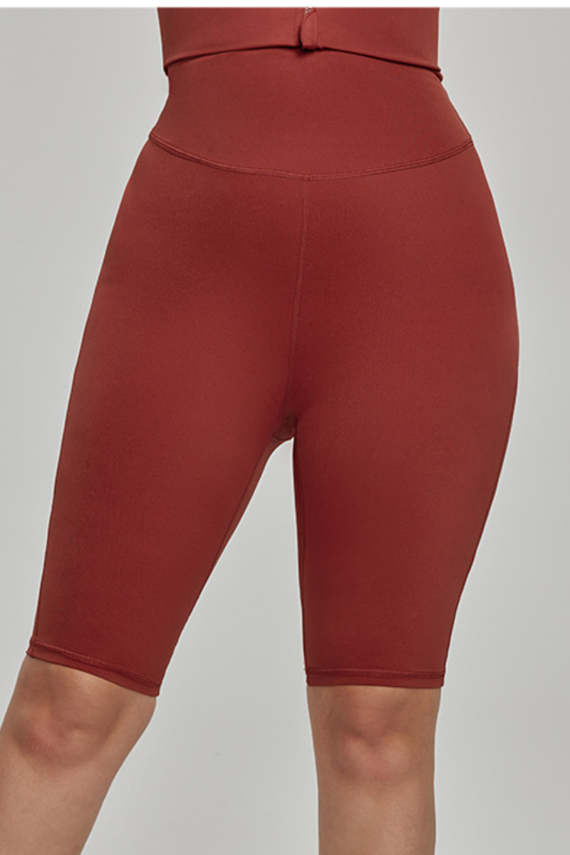 Plus-Size Women Athletic High-Waisted Tummy Control Shorts