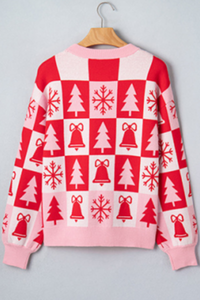 Women's Fall/Winter Christmas Gift Crew Neck Sweater