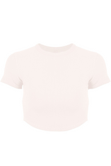 Sleek-Fit Running Crop Tee