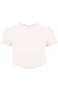 Sleek-Fit Running Crop Tee