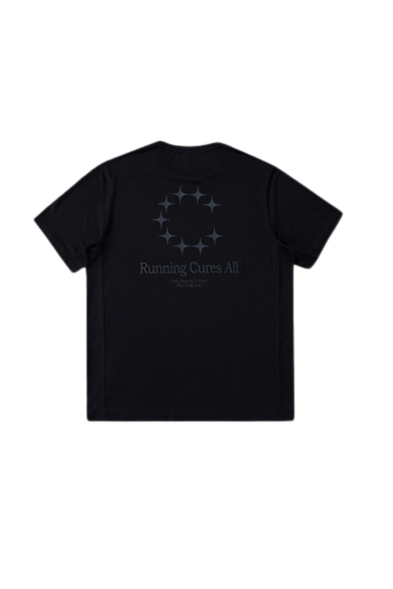 Unisex Lightweight Breathable Printed Athletic Running T-shirt