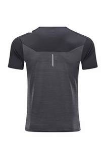 Men's Spliced Quick Dry Sports Short Sleeve T-shirt