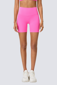 Women's Naked Feel High-Waisted Lifting Sports Shorts