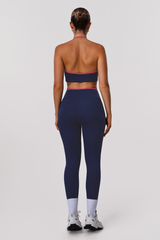 Women's Athletic Sets:Halterneck Bra And V-Waist Leggings