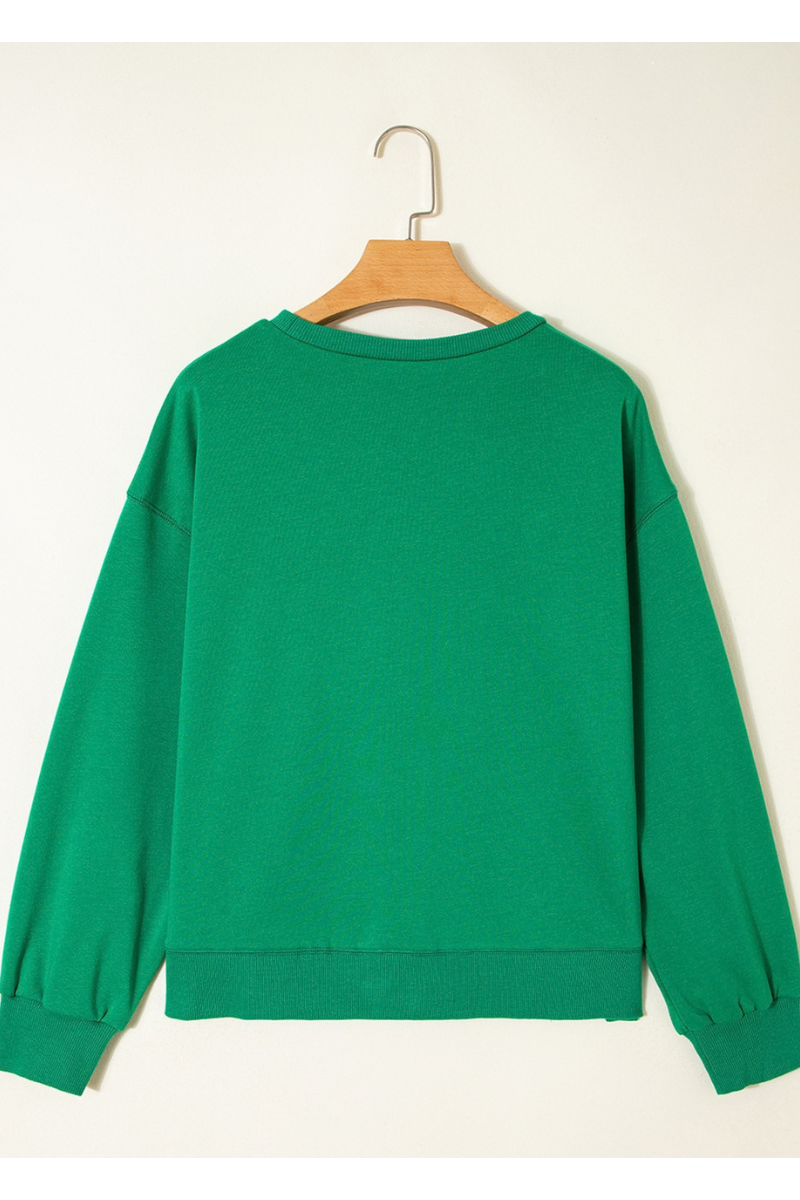 Women's Fall Relaxed Christmas Crew Neck Sweatshirt
