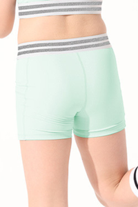Kids high elasticity sport shorts.