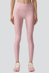 Women Split Design High-Rise Yoga Sports Leggings