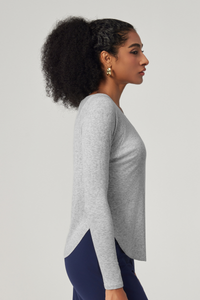 Women's Modal Round Neck Long Sleeves Top