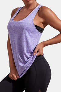 Women's Racerback Quick Dry Lightweight Sheer Tank Top