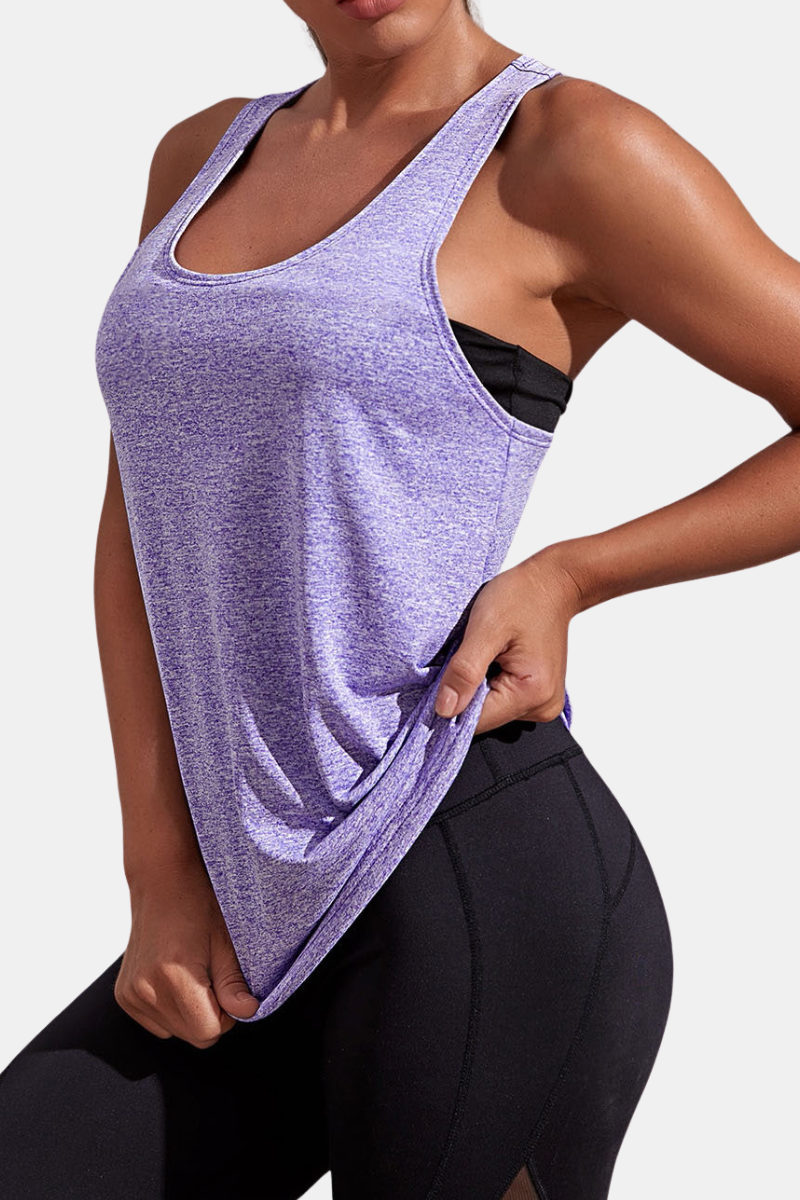 Women's Racerback Quick Dry Lightweight Sheer Tank Top