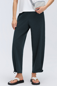 Women's Solid Simple Versatile Drawstring Pants