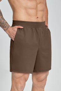 Men's Brushed Side Pocket Casual Sport Shorts