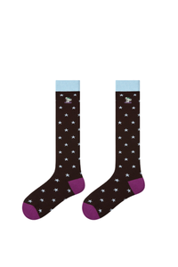 Women's Y2K Preppy Argyle Knee-High Warm Winter Socks