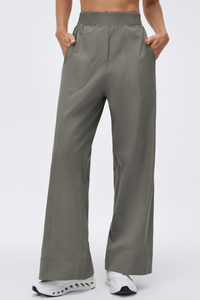 Women's Athletic Water-Resistant Quick-Dry Straight-Leg Pant