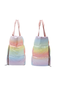 Gradient Rainbow Dry & Wet Separation Gym Travel Bag