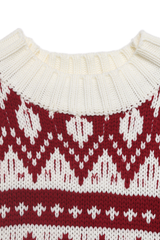 Vintage Jacquard Knit Sweater